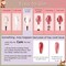Red Chrome Nail Powder – 2pcs Metallic Mirror Effect Glitter Dust for Gel & Acrylic Nails, Holographic Pigment for Valentines & Christmas Nail Art